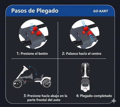 Go-Kart Eléctrico Plegable